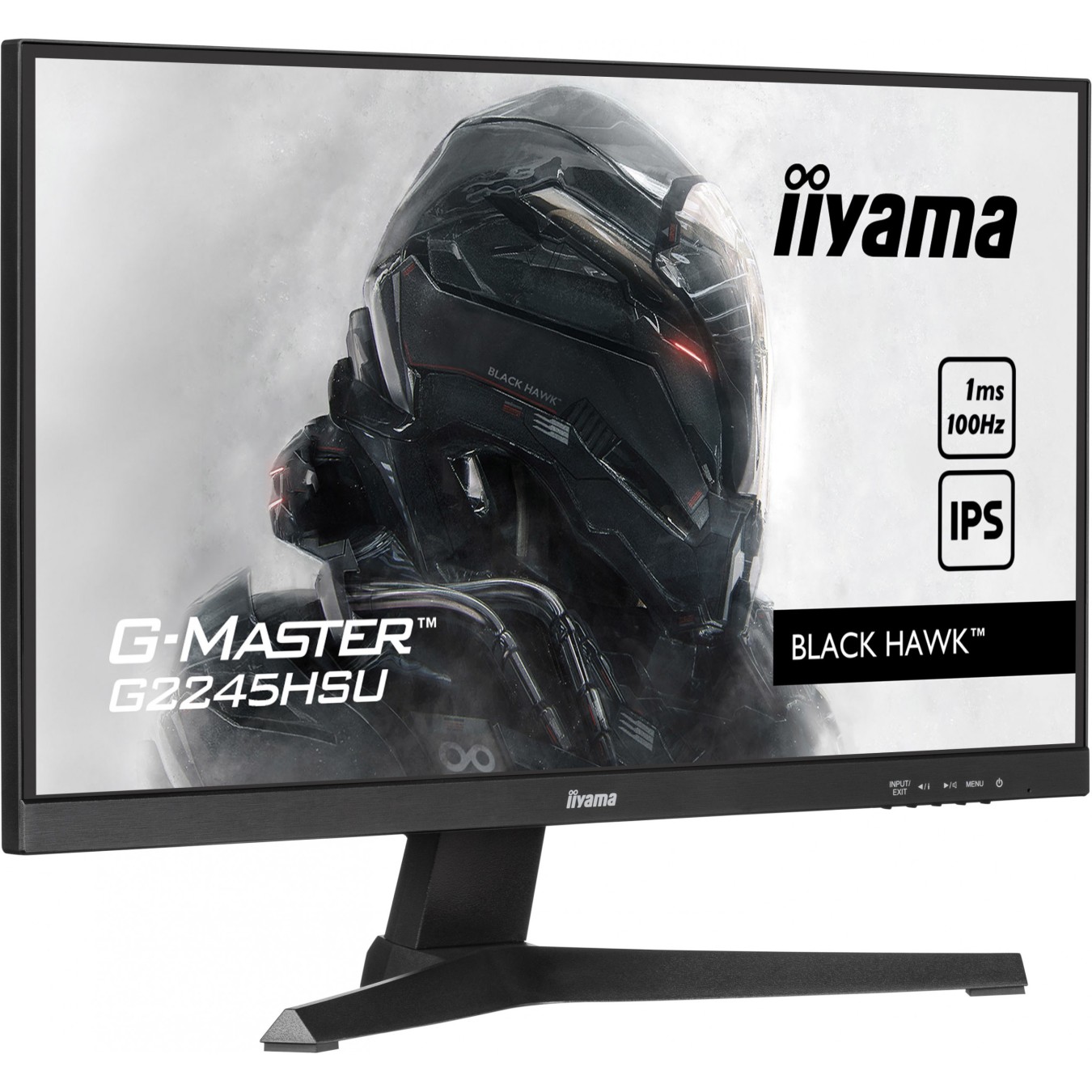 IIYAMA G2245HSU-B2 - 21.5-inch IPS monitor, Flat, 16:9, HDMI + DP, 2xUSB — Buy in Cyprus with Fast Delivery