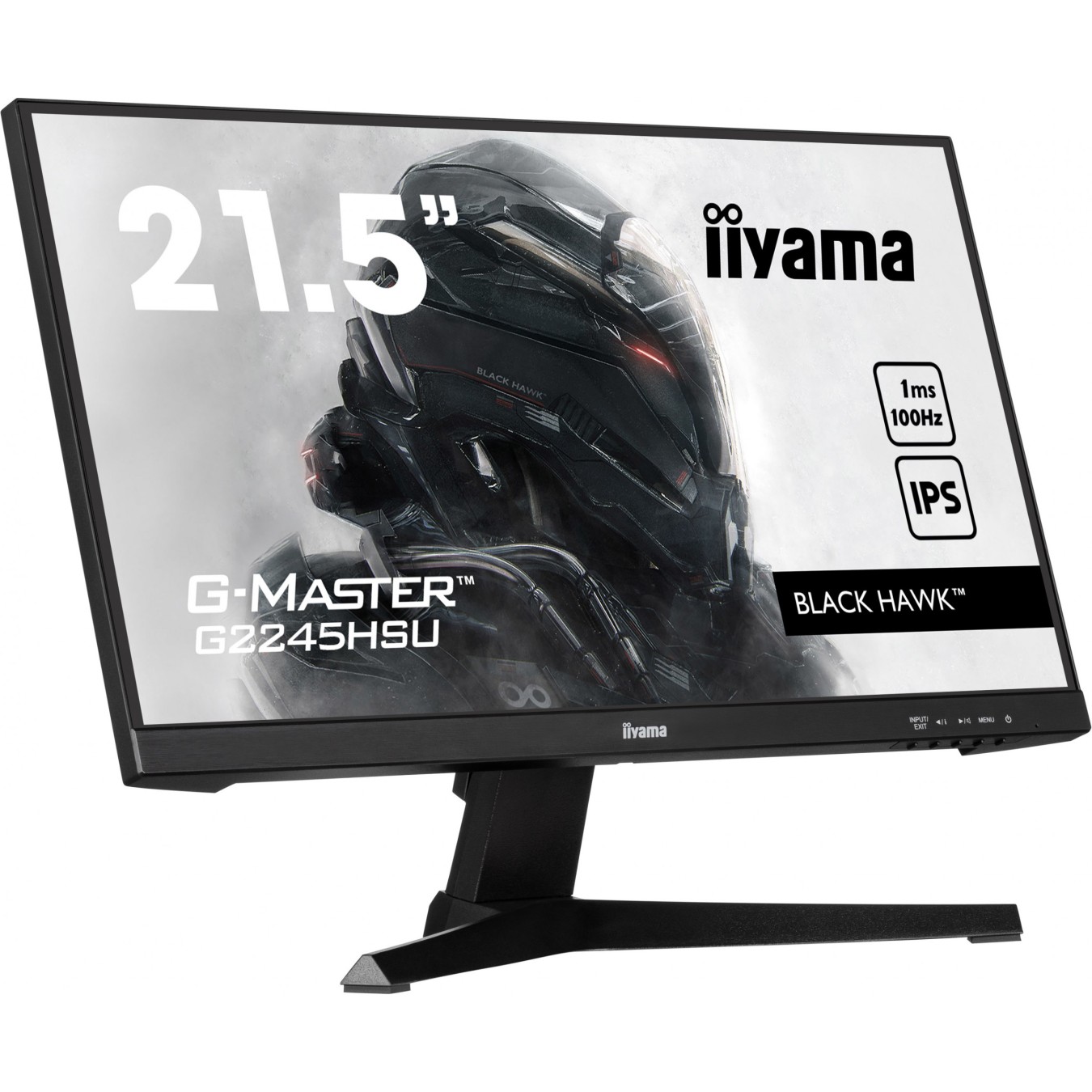 IIYAMA G2245HSU-B2 - 21.5-inch IPS monitor, Flat, 16:9, HDMI + DP, 2xUSB — Buy in Cyprus with Fast Delivery
