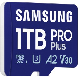 Buy CARD Micro Card 1TB Samsung SDXC PRO Plus (2024) Reader retail - 1TB microSD in Cyprus, Nicosia, Limassol, Larnaka, Pafos