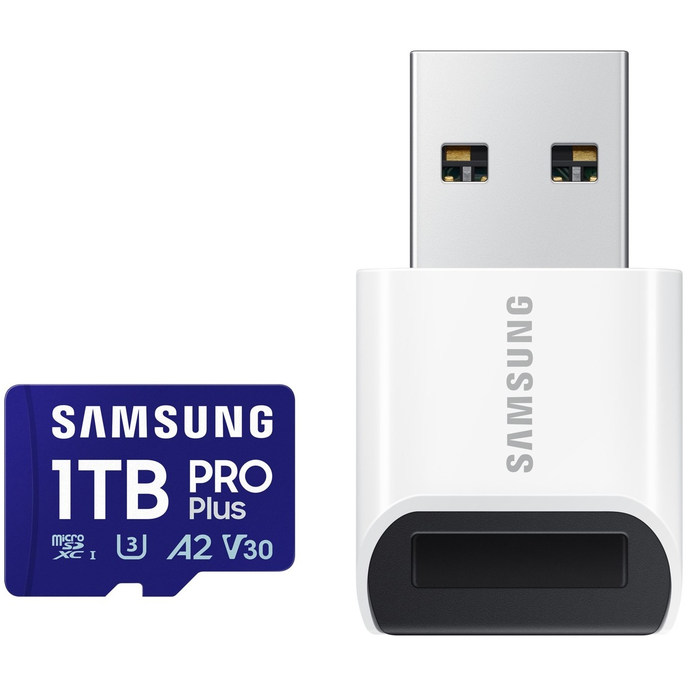 CARD Micro Card 1TB Samsung SDXC PRO Plus (2024) Reader retail - 1TB microSD — Buy in Cyprus with Fast Delivery