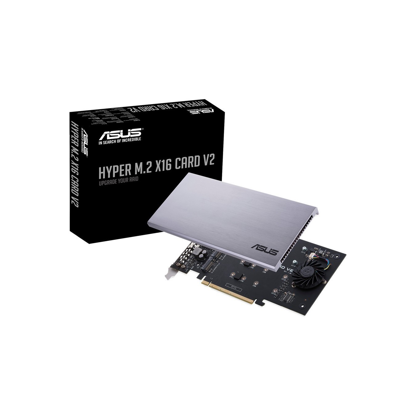 Hyper M.2 X16 Card - V2 - NVMe PCIe M.2 Expansion Card — Buy in Cyprus with Fast Delivery