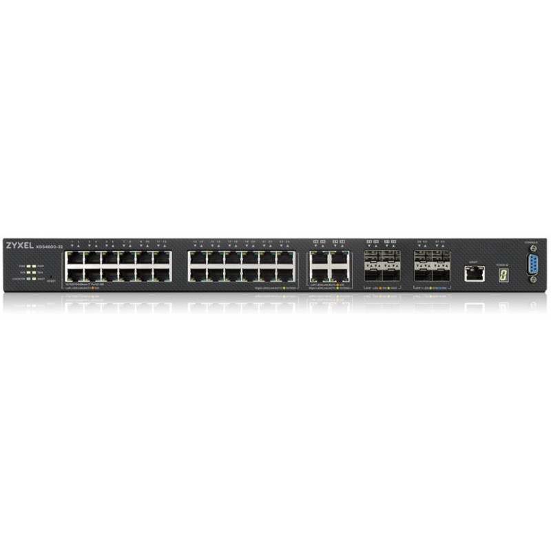 Buy 28+4P Zyxel XGS4600-32 M RM - XGS4600-32 - Rackmount Managed Gigabit Switch in Cyprus, Nicosia, Limassol, Larnaka, Pafos