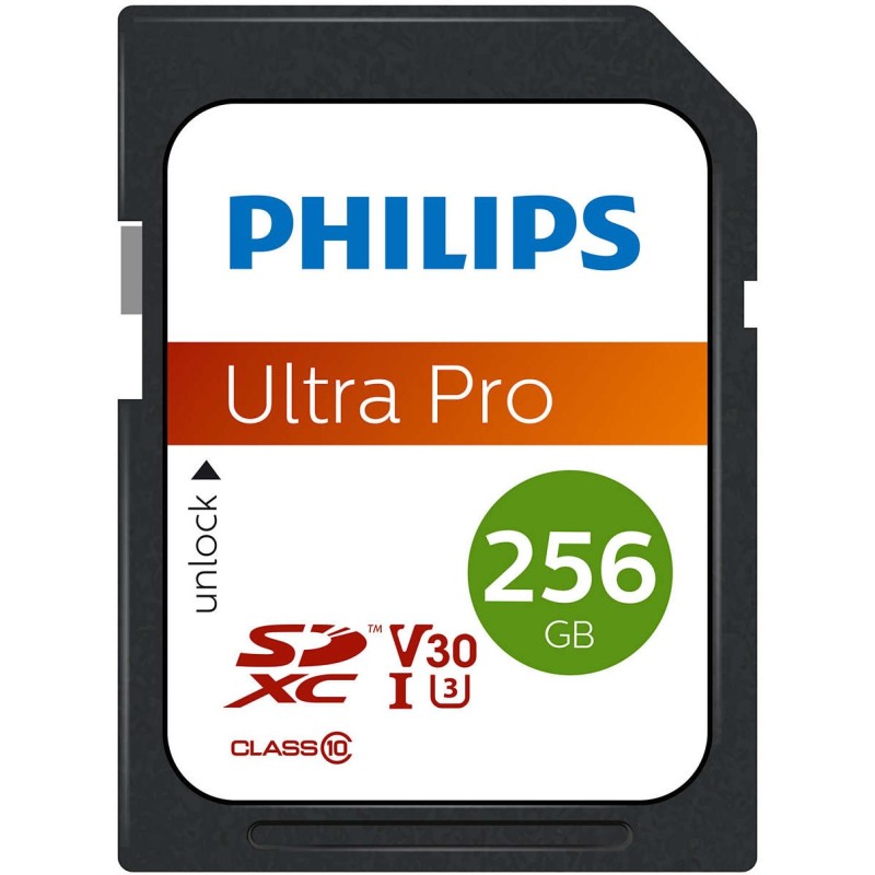 Buy Philips XC Card 256GB SDXC - Class 10 UHS-I U3 V30 A1 in Cyprus, Nicosia, Limassol, Larnaka, Pafos
