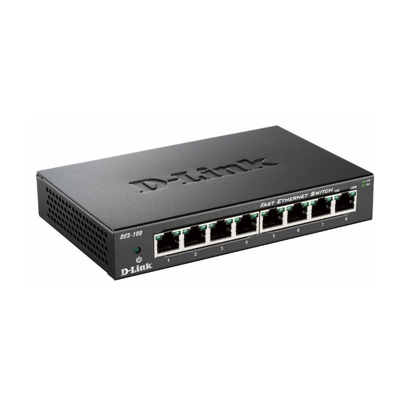 Buy FAST ETHERNET SWITCH - Characteristics (10/100 Mbps, Unmanaged, Compact) in Cyprus, Nicosia, Limassol, Larnaka, Pafos