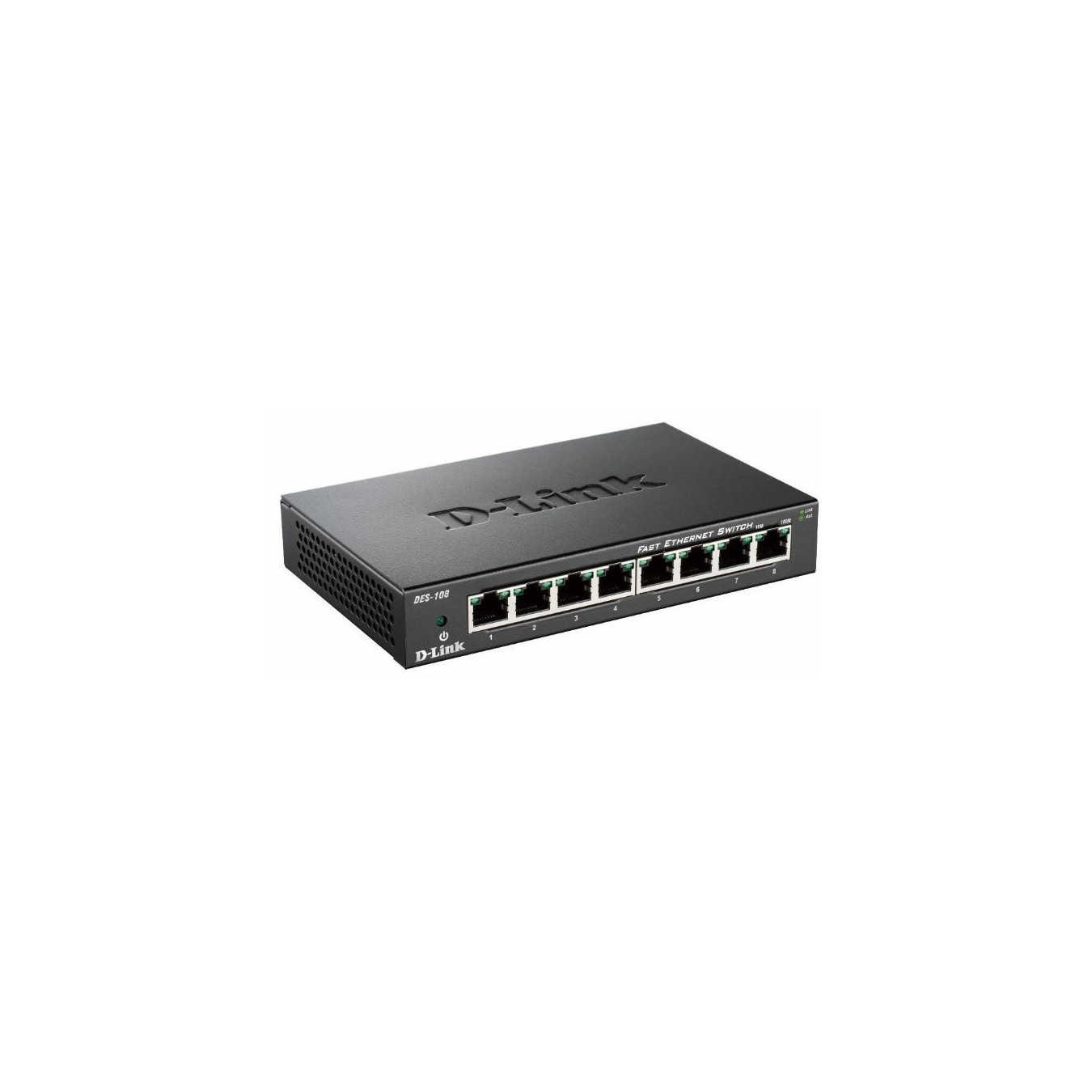 FAST ETHERNET SWITCH - Characteristics (10/100 Mbps, Unmanaged, Compact) — Buy in Cyprus with Fast Delivery