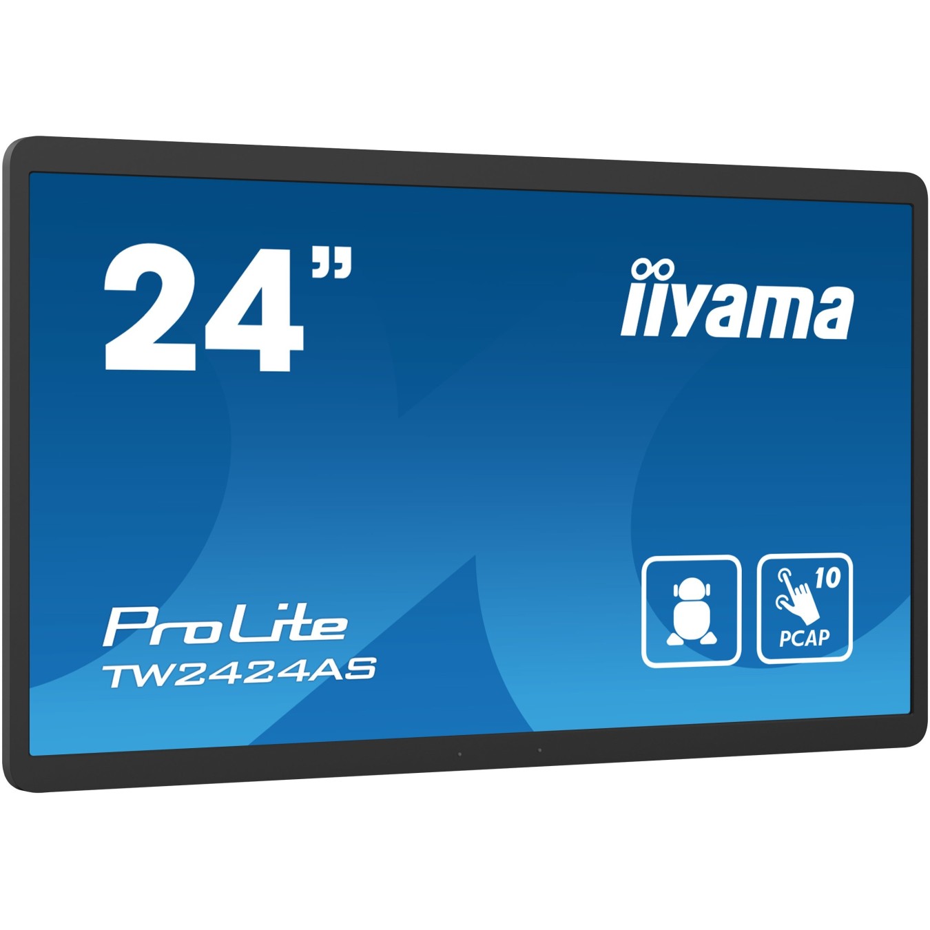 IIYAMA 23.8" Monitor - TW2424AS-B1 - 16:9, M-Touch, HDMI, Android, Retail — Buy in Cyprus with Fast Delivery