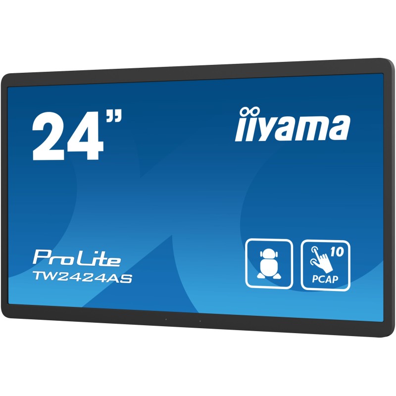 Buy IIYAMA 23.8" Monitor - TW2424AS-B1 - 16:9, M-Touch, HDMI, Android, Retail in Cyprus, Nicosia, Limassol, Larnaka, Pafos
