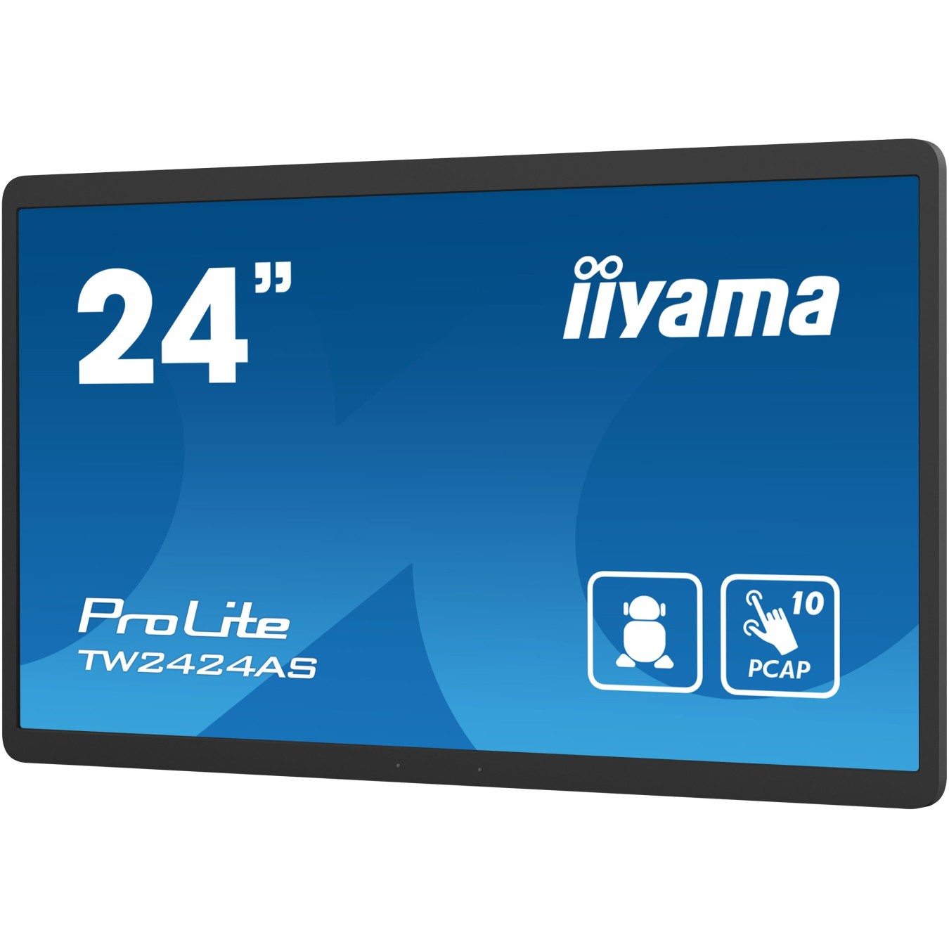 IIYAMA 23.8" Monitor - TW2424AS-B1 - 16:9, M-Touch, HDMI, Android, Retail — Buy in Cyprus with Fast Delivery