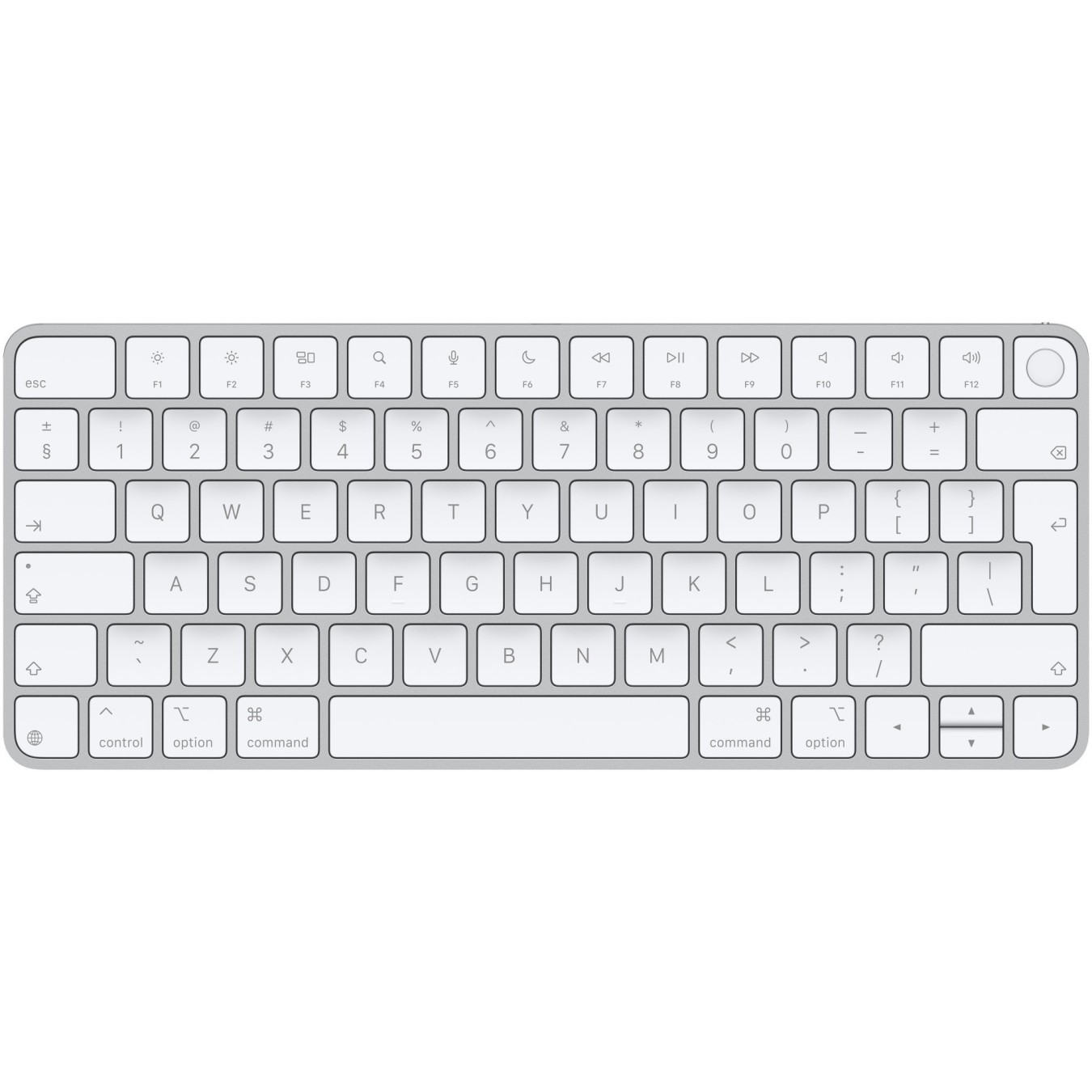 Apple Magic Keyboard with Touch ID - International English - macOS legends, Scissor-switch, Bluetooth