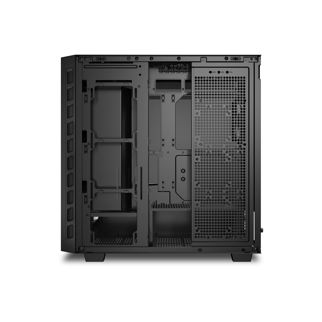 Sharkoon Rebel C80M RGB ATX 1xMetall Black - C80M - Black, RGB lighting, metal chassis — Buy in Cyprus with Fast Delivery