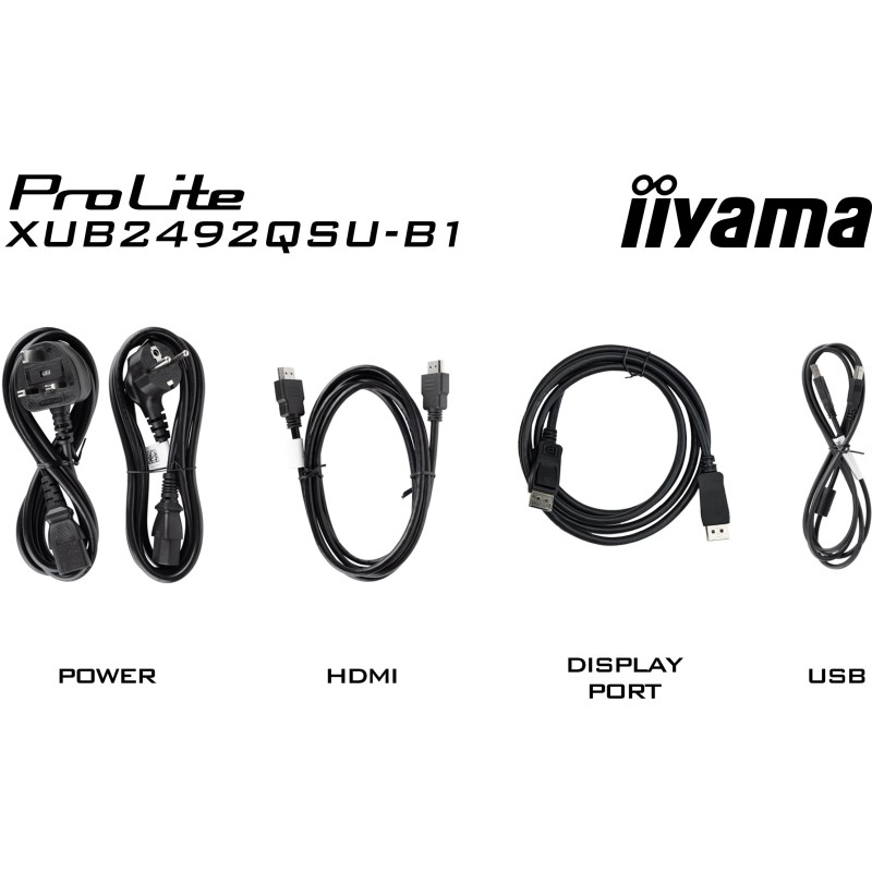 Buy iiyama ProLite - XUB2492QSU-B1 - 24-inch 2560x1440 IPS, 0.5ms, 100Hz, HDMI/D... in Cyprus, Nicosia, Limassol, Larnaka, Pafos