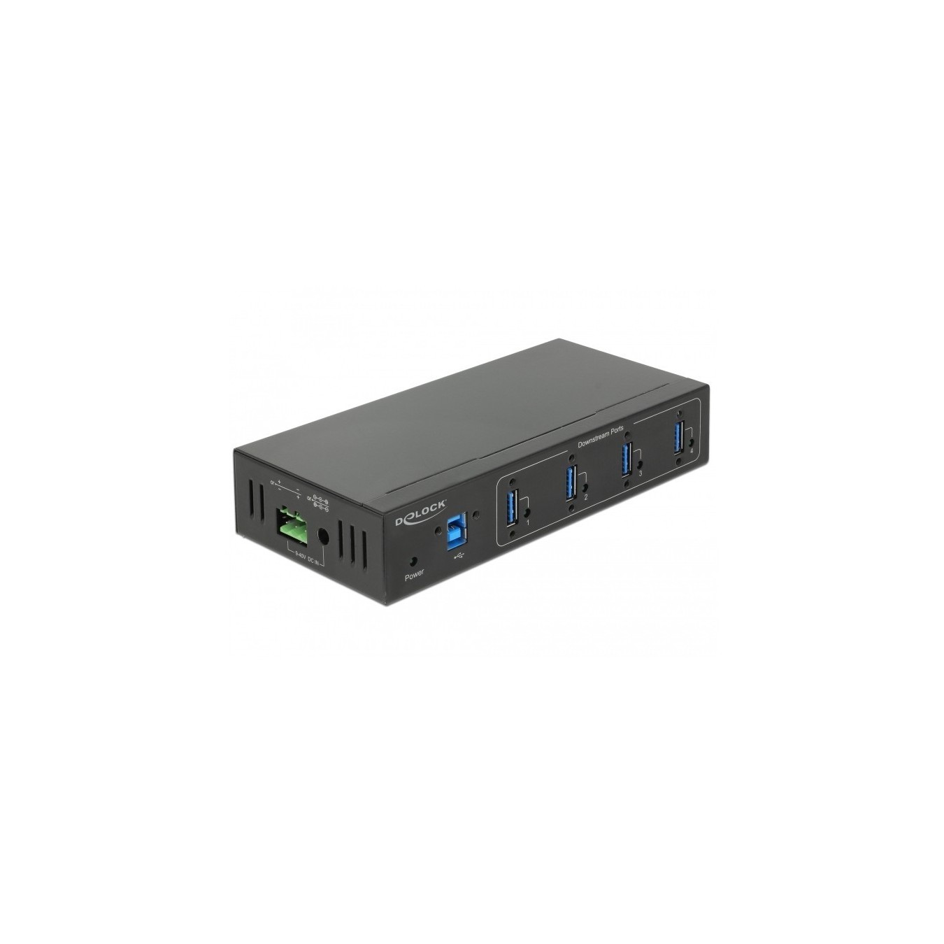 DELOCK External Industrial Hub 4x USB 3.0 Type-A with 15 kV ESD Protection — Buy in Cyprus with Fast Delivery