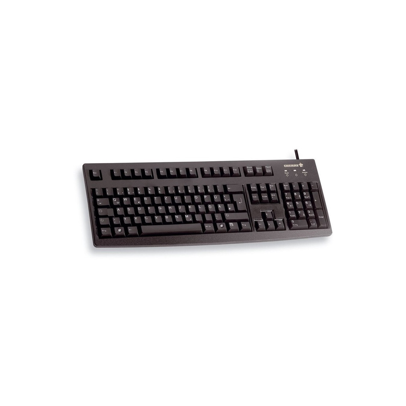 Cherry Mechanical Keyboard - G83-6105LUNGB-2 - 60% UK layout, wired, Windows legends, black — Buy in Cyprus with Fast Delivery