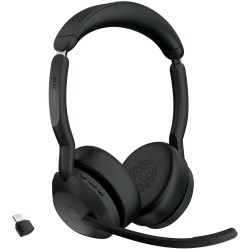Jabra Evolve2 55 Link380c MS Stereo - Over-ear Closed Black Bluetooth 5.x USB-C (Boxed) — Buy in Cyprus with Fast Delivery