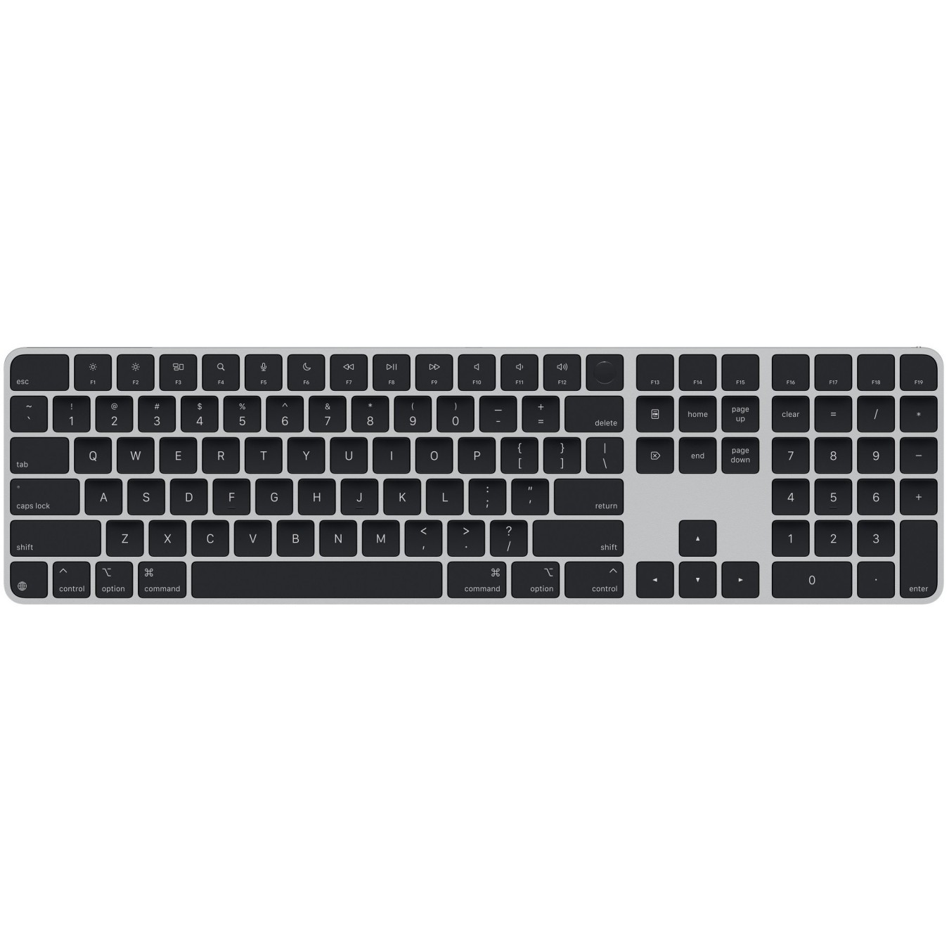 Apple Magic Keyboard with Touch ID and Numeric Keypad for Mac (Apple Silicon) - US English - Black Keys
