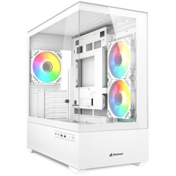 Buy Sharkoon MK6 RGB Micro-ATX Case - MK6 RGB - White in Cyprus, Nicosia, Limassol, Larnaka, Pafos