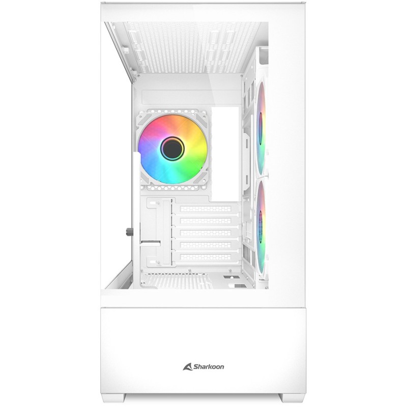 Buy Sharkoon MK6 RGB Micro-ATX Case - MK6 RGB - White in Cyprus, Nicosia, Limassol, Larnaka, Pafos