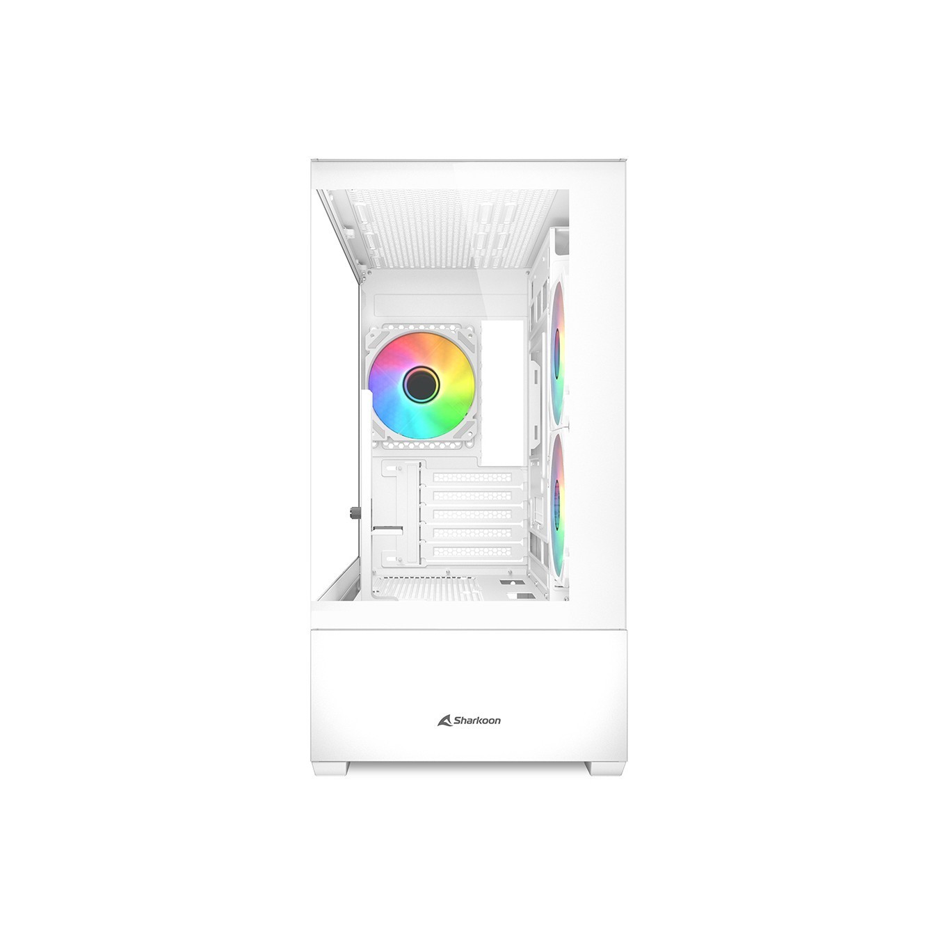 Sharkoon MK6 RGB Micro-ATX Case - MK6 RGB - White — Buy in Cyprus with Fast Delivery