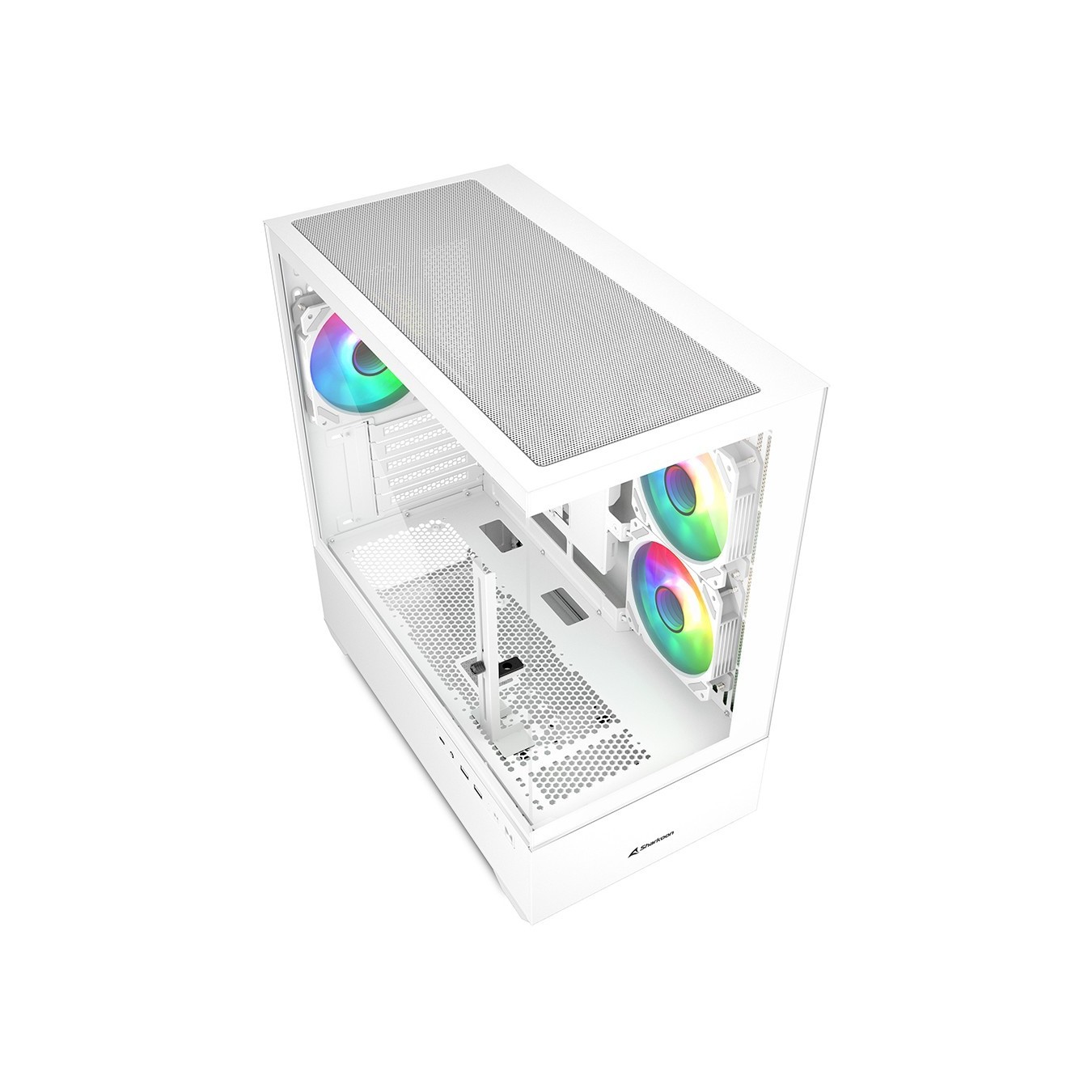 Sharkoon MK6 RGB Micro-ATX Case - MK6 RGB - White — Buy in Cyprus with Fast Delivery