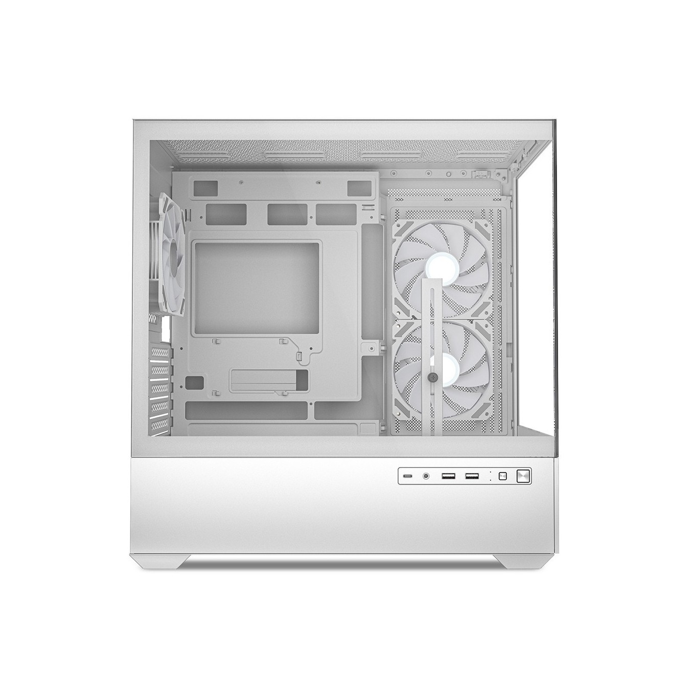 Sharkoon MK6 RGB Micro-ATX Case - MK6 RGB - White — Buy in Cyprus with Fast Delivery