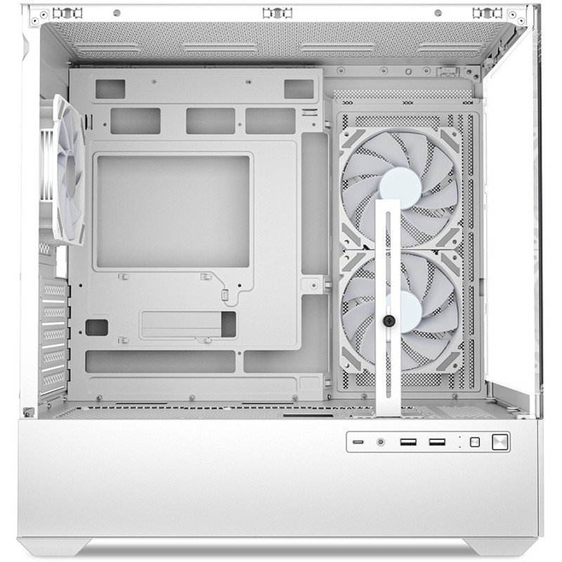 Buy Sharkoon MK6 RGB Micro-ATX Case - MK6 RGB - White in Cyprus, Nicosia, Limassol, Larnaka, Pafos