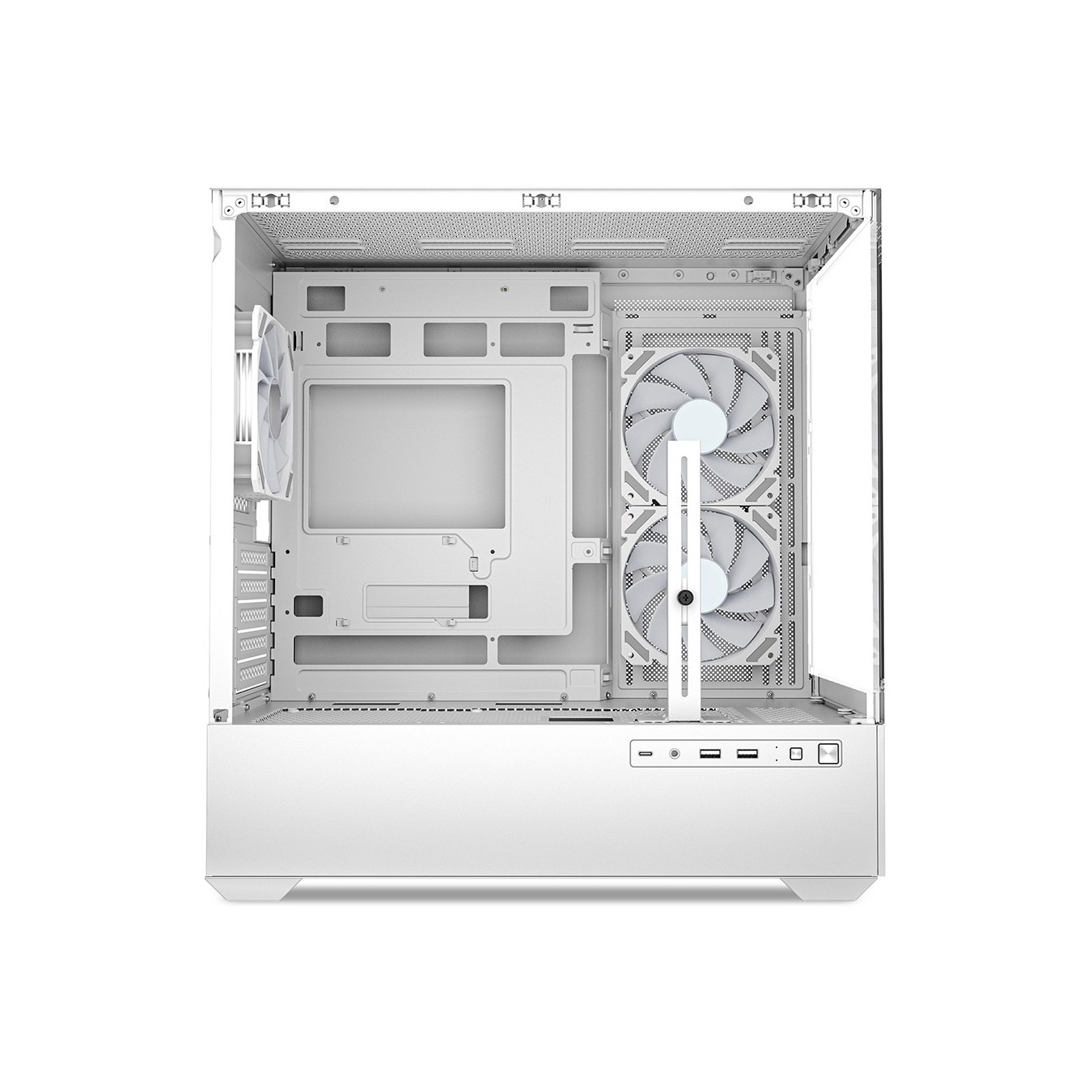 Sharkoon MK6 RGB Micro-ATX Case - MK6 RGB - White — Buy in Cyprus with Fast Delivery