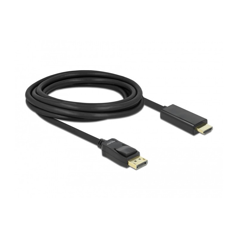Buy DELOCK DisplayPort to HDMI Cable - 3m in Cyprus, Nicosia, Limassol, Larnaka, Pafos