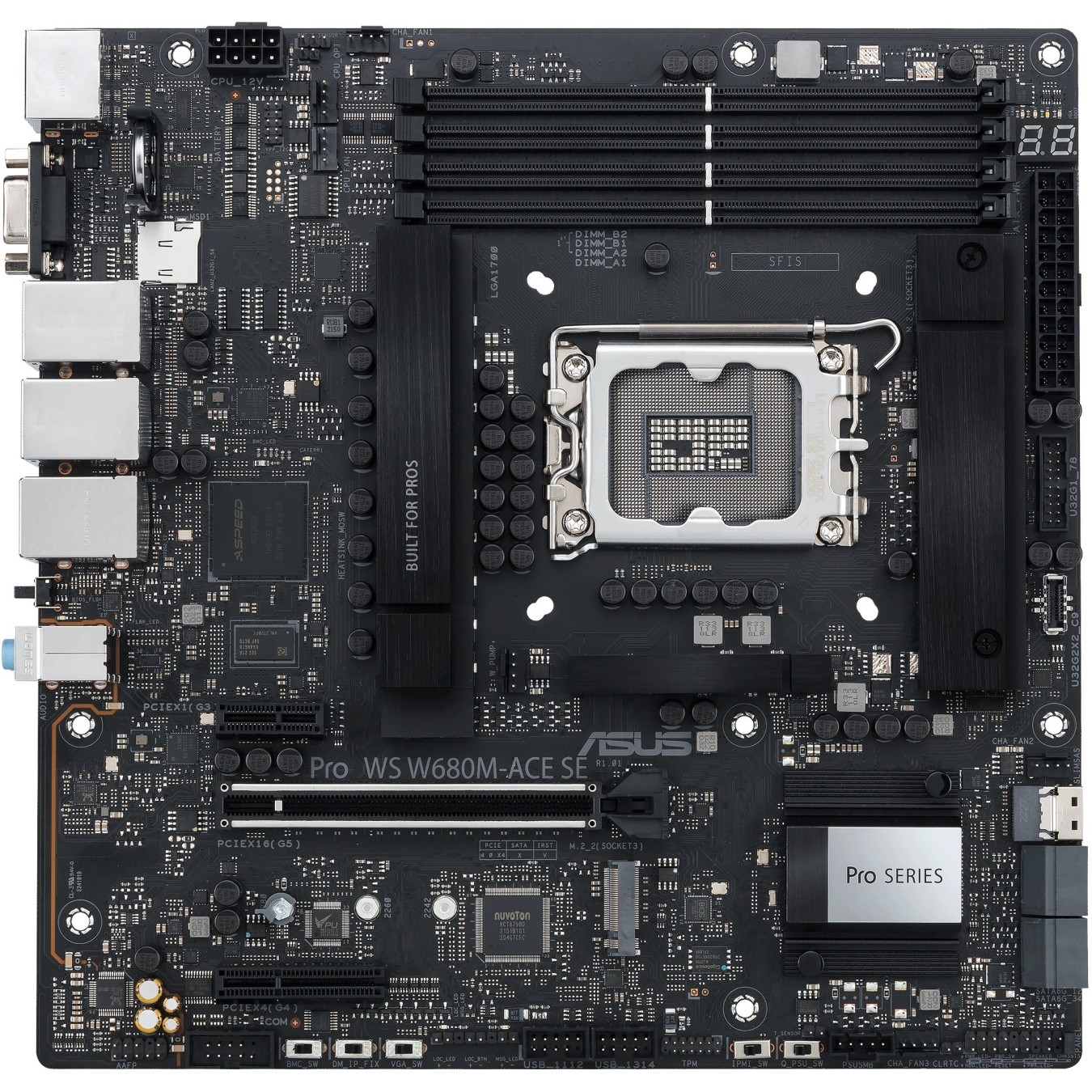 ASUS Pro WS - W680M-ACE - LGA1700 Socket, Workstation Motherboard — Buy in Cyprus with Fast Delivery