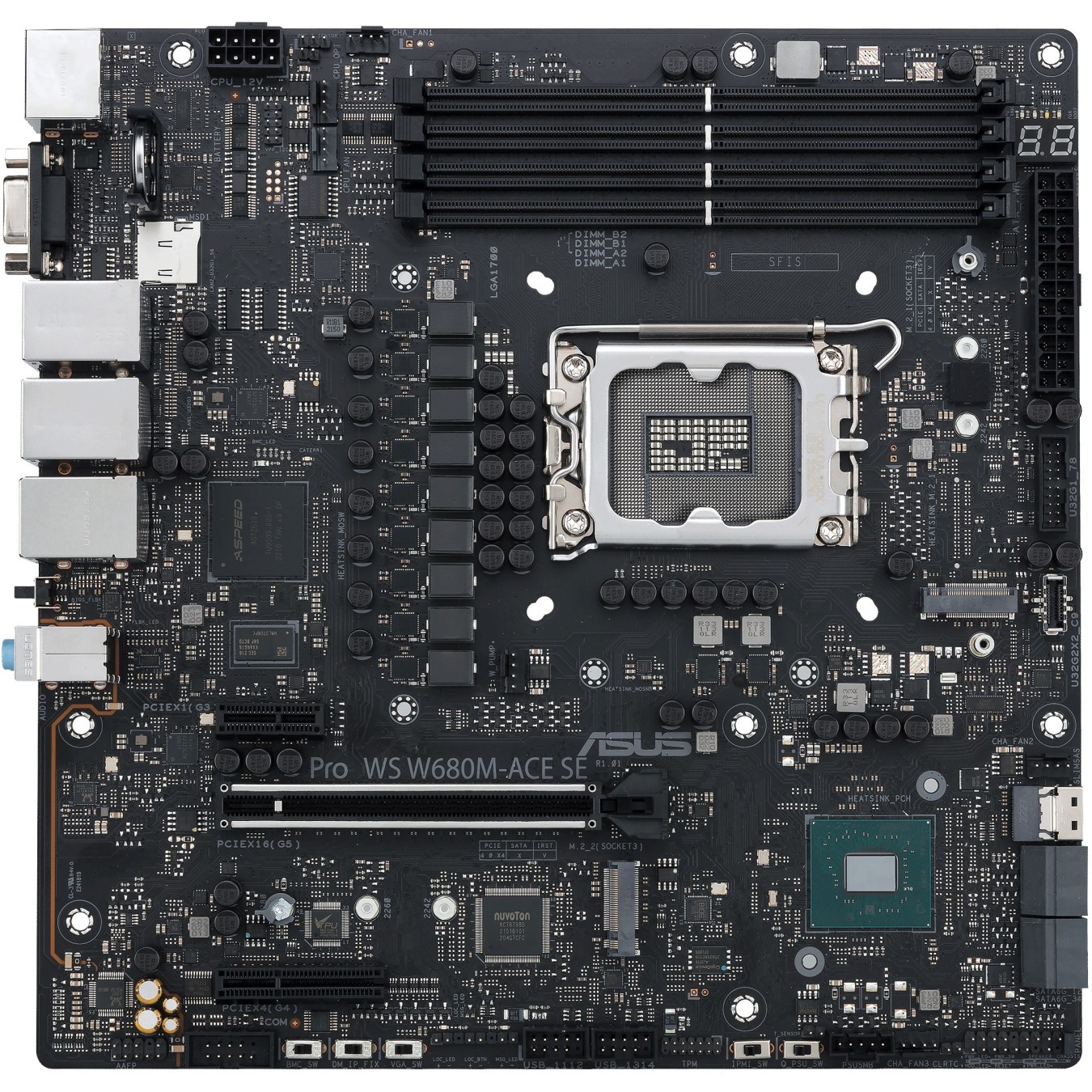 ASUS Pro WS - W680M-ACE - LGA1700 Socket, Workstation Motherboard — Buy in Cyprus with Fast Delivery