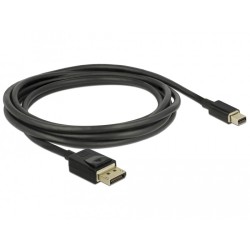 Buy Delock Mini DisplayPort to DisplayPort Cable 8K 60Hz - 2m - DP 8K Certified in Cyprus, Nicosia, Limassol, Larnaka, Pafos