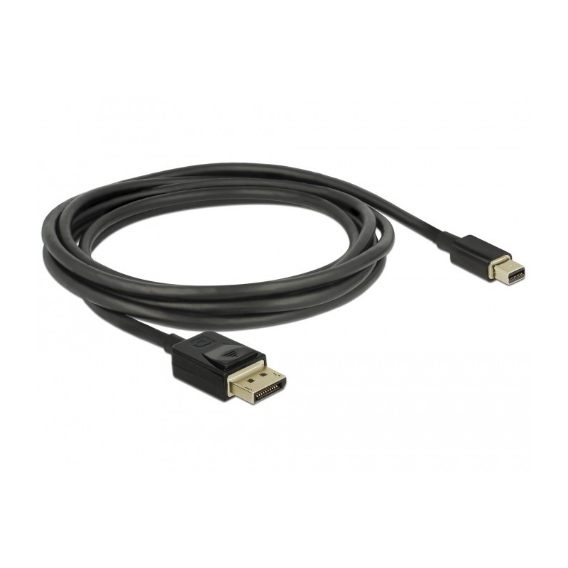 Buy Delock Mini DisplayPort to DisplayPort Cable 8K 60Hz - 2m - DP 8K Certified in Cyprus, Nicosia, Limassol, Larnaka, Pafos