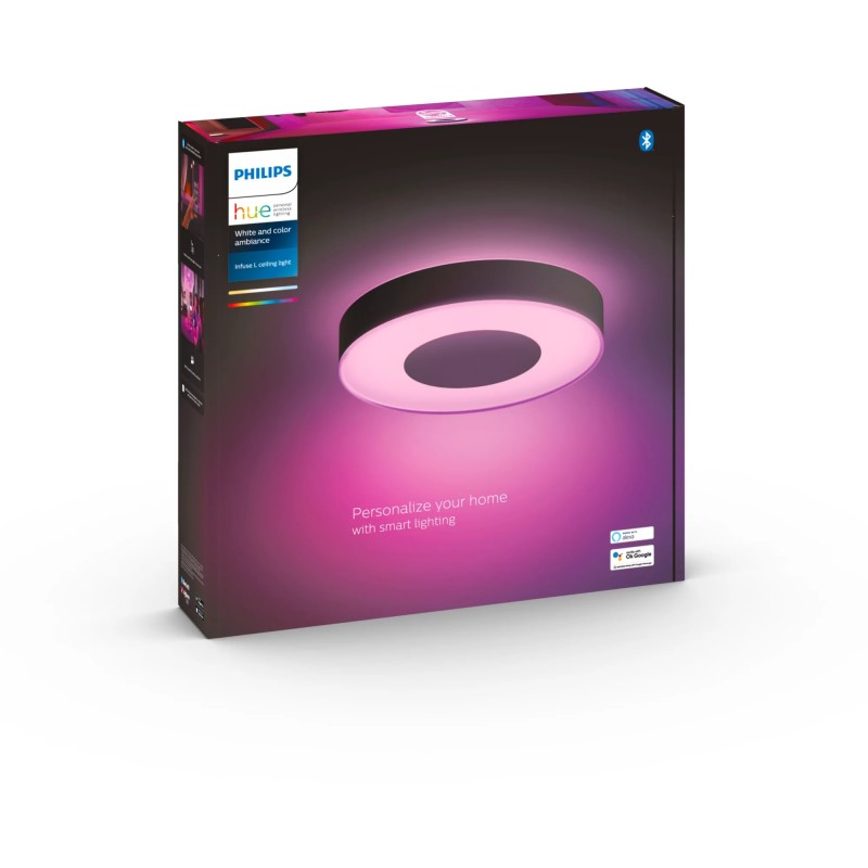 Buy Philips Hue White & Color Ambiance Infuse Ceiling Light L Black 4500lm - RGB... in Cyprus, Nicosia, Limassol, Larnaka, Pafos