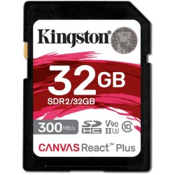 Buy Kingston Canvas React Plus SD Card 32GB - XC - 300MB/s in Cyprus, Nicosia, Limassol, Larnaka, Pafos