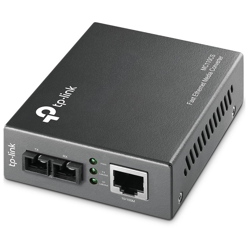 Buy TP-Link MC110CS Media Converter - MC110CS - RJ45 to 100Base-FX SC fiber bridge in Cyprus, Nicosia, Limassol, Larnaka, Pafos
