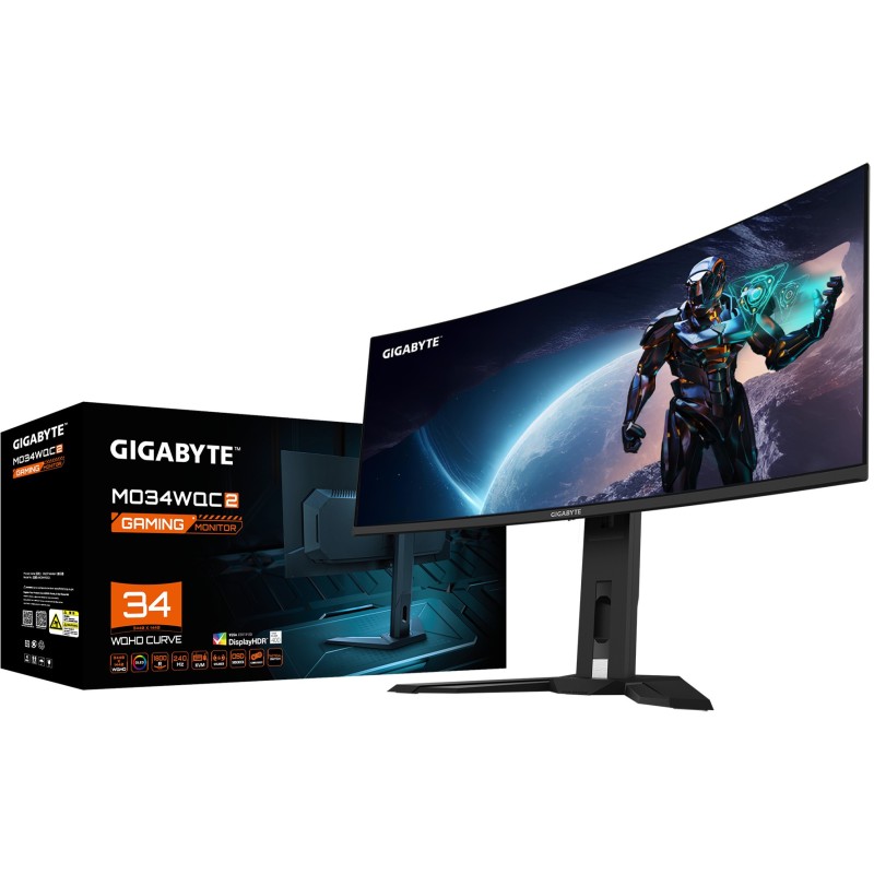 Buy GIGABYTE MO34WQC2 - OLED Ultrawide Gaming Monitor, 34 inch, 3440x1440, 240Hz... in Cyprus, Nicosia, Limassol, Larnaka, Pafos