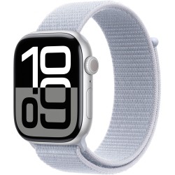Buy Apple Watch Series 10 GPS 46mm Silver Aluminum Case, Blue Cloud Sport Loop -... in Cyprus, Nicosia, Limassol, Larnaka, Pafos