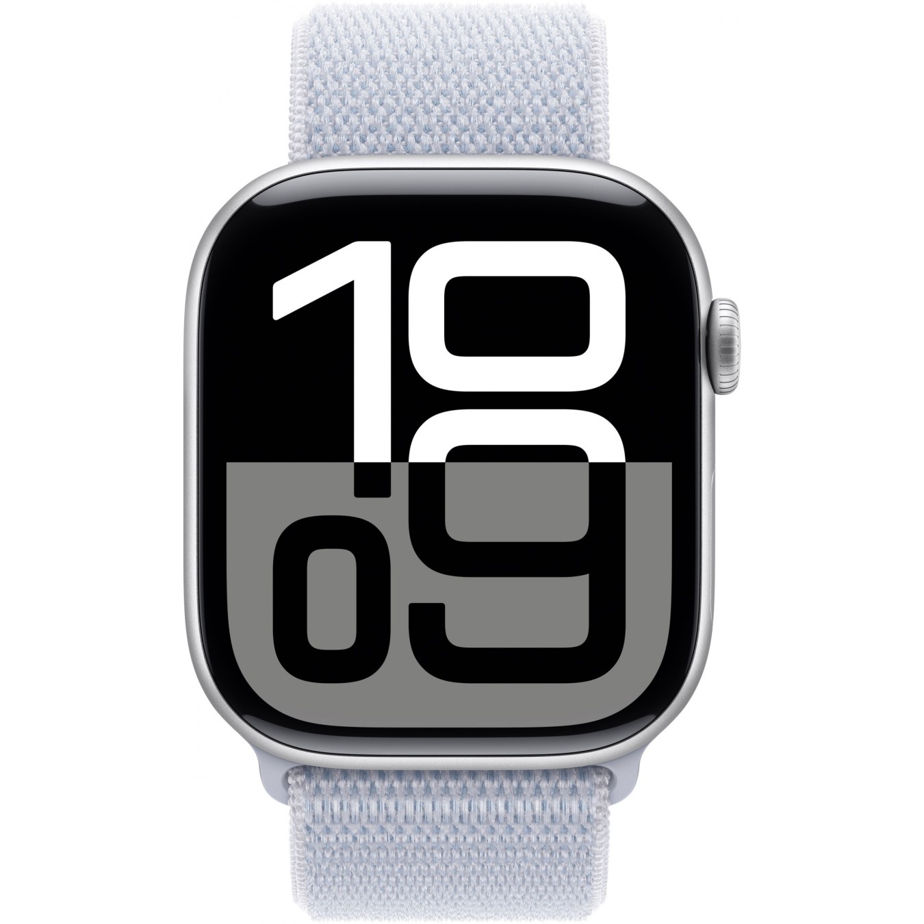 Apple Watch Series 10 GPS 46mm Silver Aluminum Case, Blue Cloud Sport Loop - watchOS — Buy in Cyprus with Fast Delivery