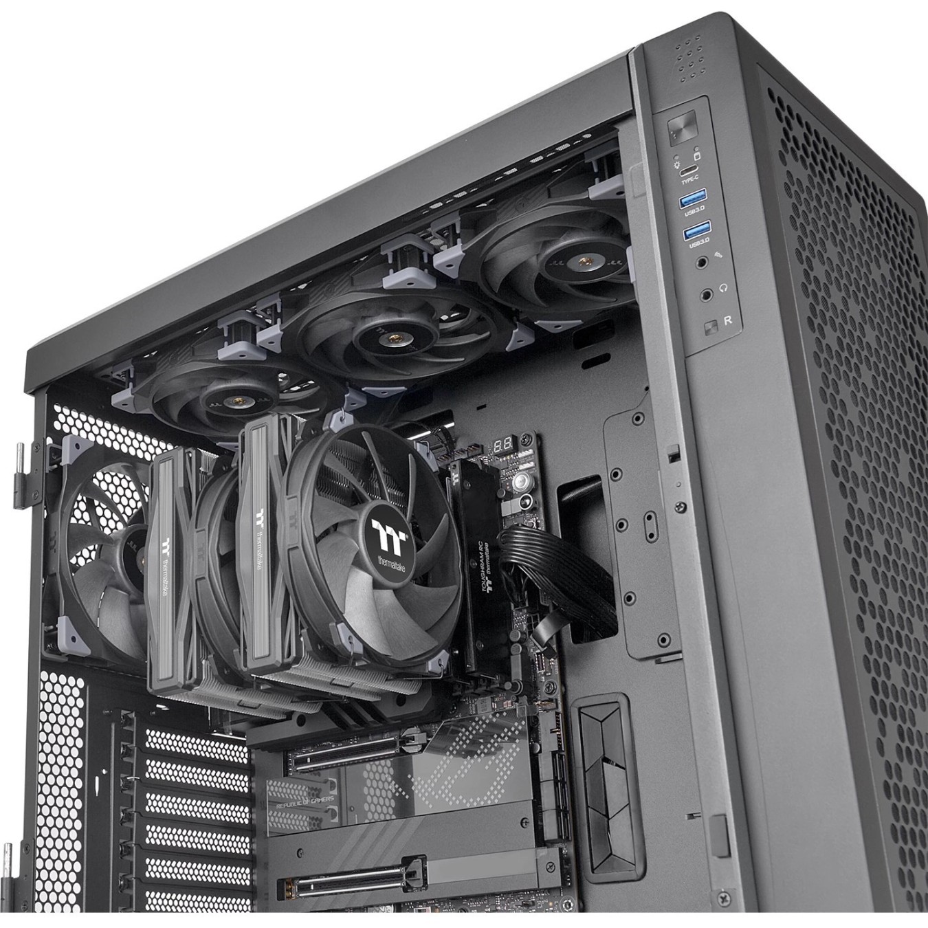 K Thermaltake TT TOUGHAIR 710 Air Cooler - TT TOUGHAIR 710 - Dual Tower — Buy in Cyprus with Fast Delivery