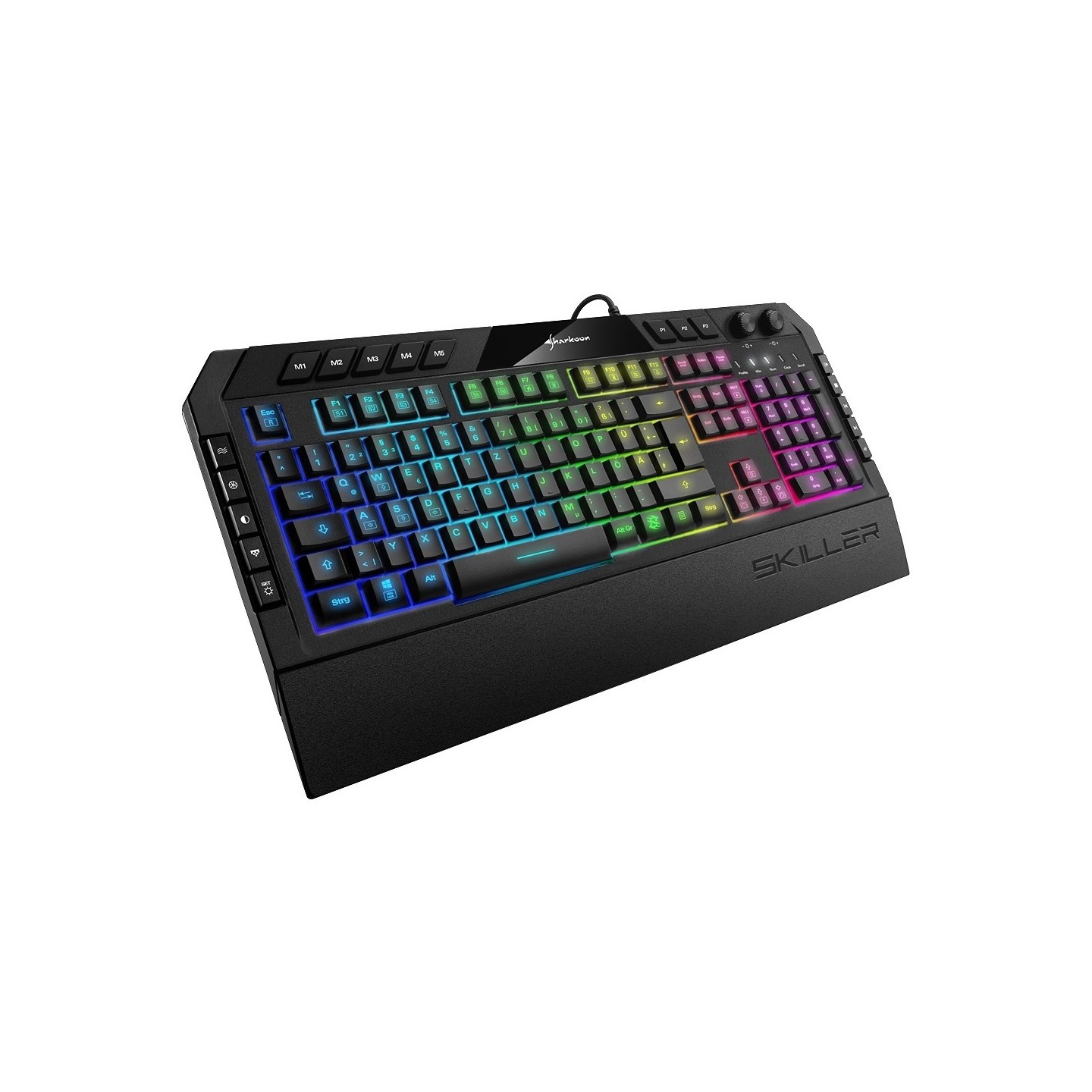 Sharkoon Skiller SGK5 Gaming Keyboard - Black, DE Layout (Boxed) — Buy in Cyprus with Fast Delivery