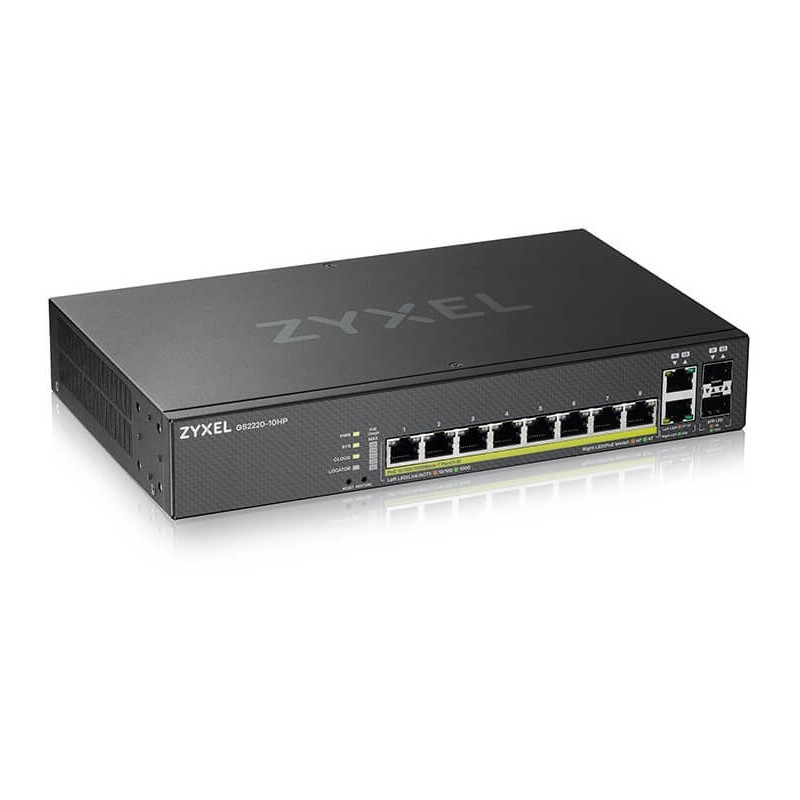 Buy Zyxel GS2220-10HP PoE Switch - GS2220-10HP - 10-Port Gigabit, Rackmount in Cyprus, Nicosia, Limassol, Larnaka, Pafos