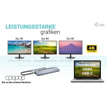 D I-TEC USB-C ERGO DOCK + CHARGER - USB-C Dock, PD charging, Multi-Display Ready — Buy in Cyprus with Fast Delivery