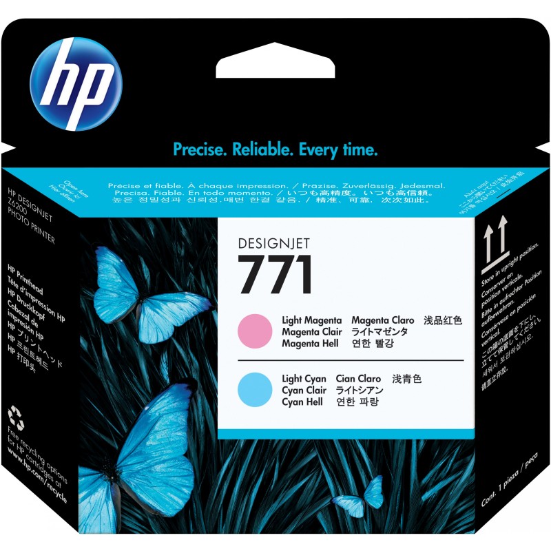 Buy HP 771 Original Printhead - CE019A - Light Magenta & Light Cyan, Standard Ca... in Cyprus, Nicosia, Limassol, Larnaka, Pafos