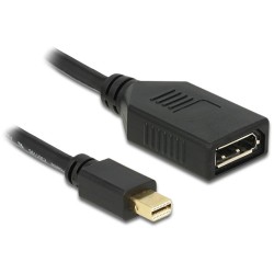 Buy DELOCK Mini DisplayPort to DisplayPort Adapter Cable - Black in Cyprus, Nicosia, Limassol, Larnaka, Pafos