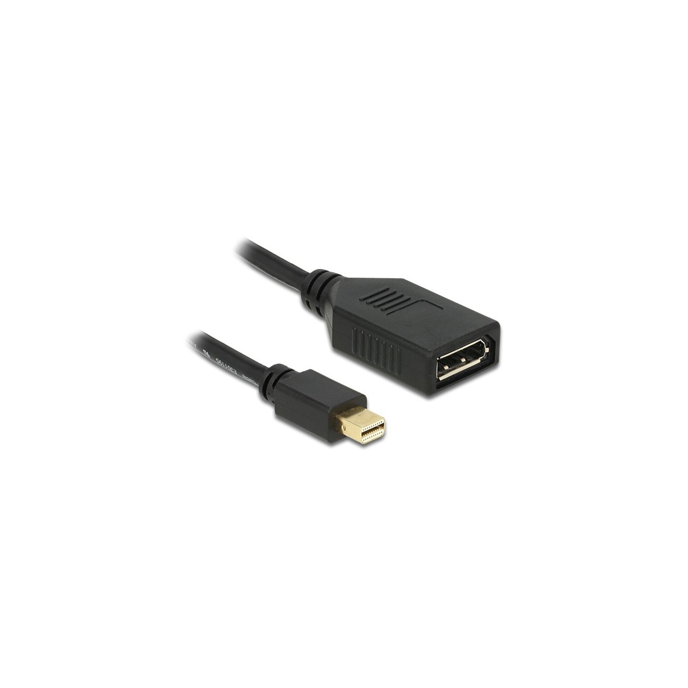 DELOCK Mini DisplayPort to DisplayPort Adapter Cable - Black — Buy in Cyprus with Fast Delivery