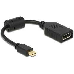 Buy DELOCK Mini DisplayPort to DisplayPort Adapter Cable - Black in Cyprus, Nicosia, Limassol, Larnaka, Pafos