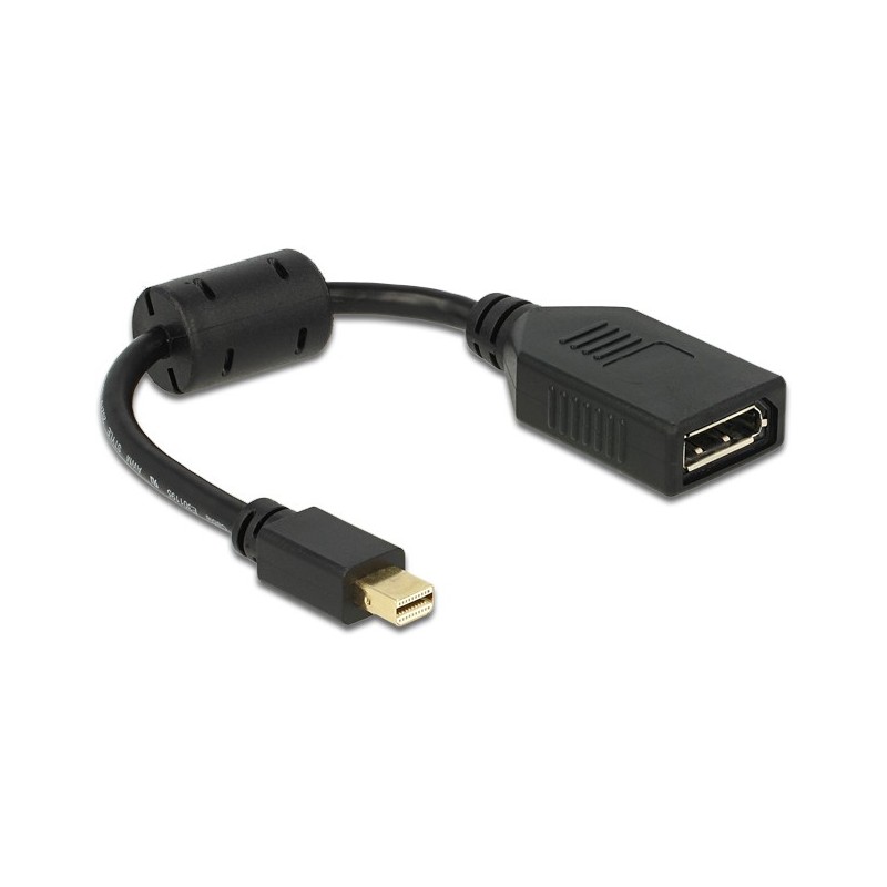 Buy DELOCK Mini DisplayPort to DisplayPort Adapter Cable - Black in Cyprus, Nicosia, Limassol, Larnaka, Pafos