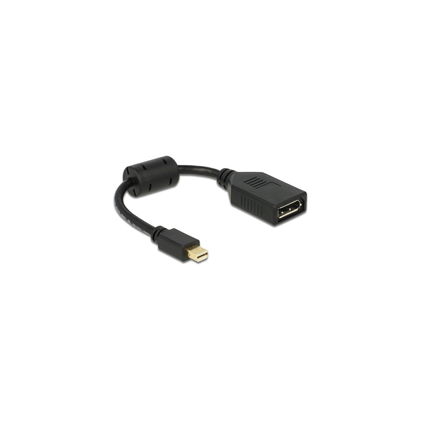 DELOCK Mini DisplayPort to DisplayPort Adapter Cable - Black — Buy in Cyprus with Fast Delivery