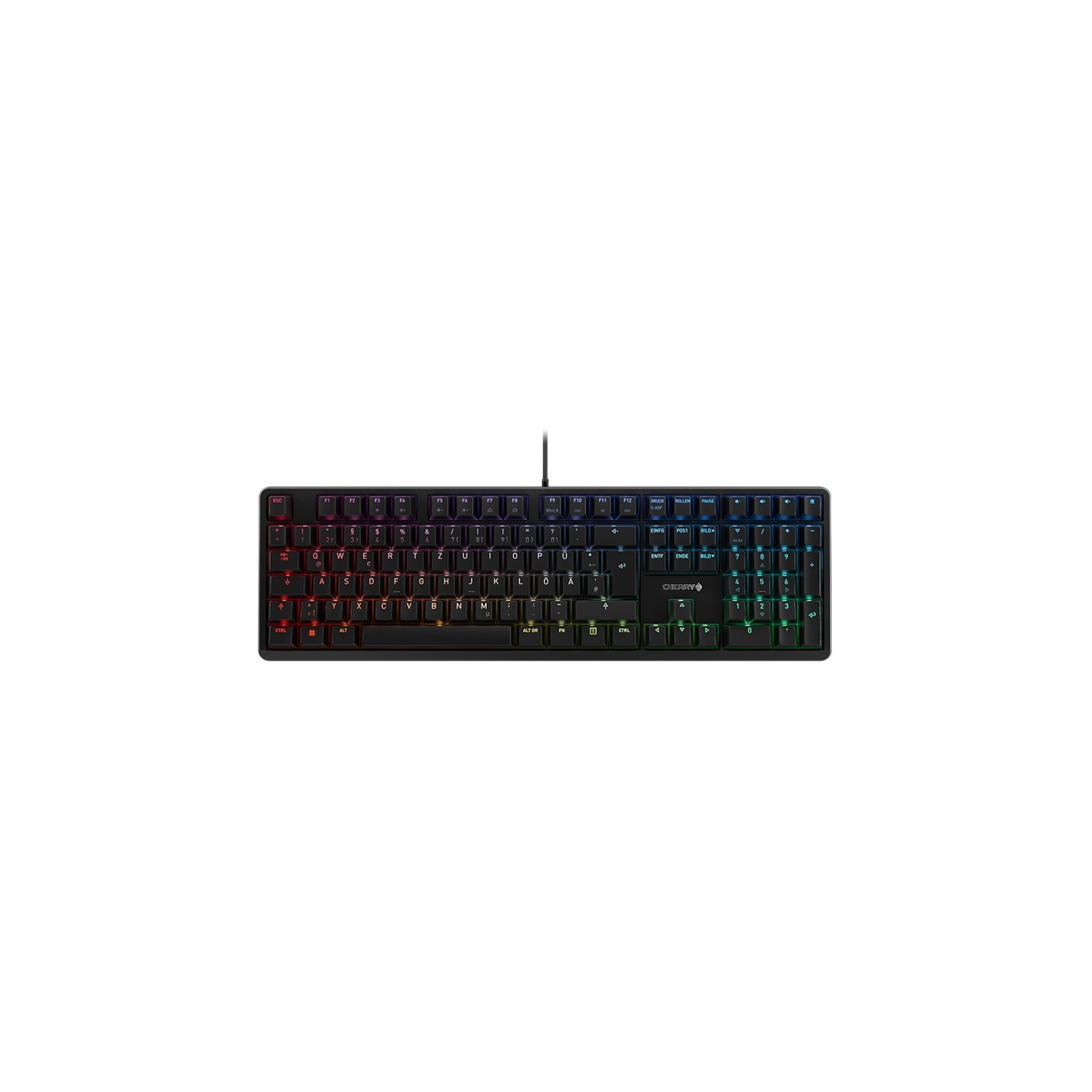Cherry G80-3000N RGB Silent Keyboard - DE Layout Full-Size Wired (Boxed) — Buy in Cyprus with Fast Delivery