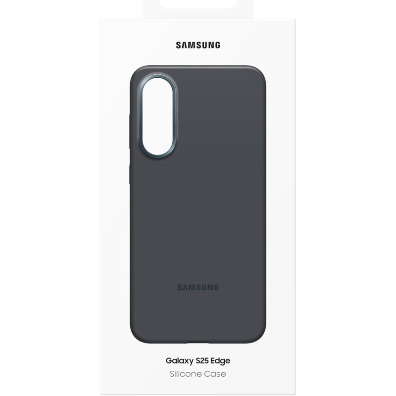 Buy Samsung Silicone Case for Galaxy S25 Edge - Black in Cyprus, Nicosia, Limassol, Larnaka, Pafos