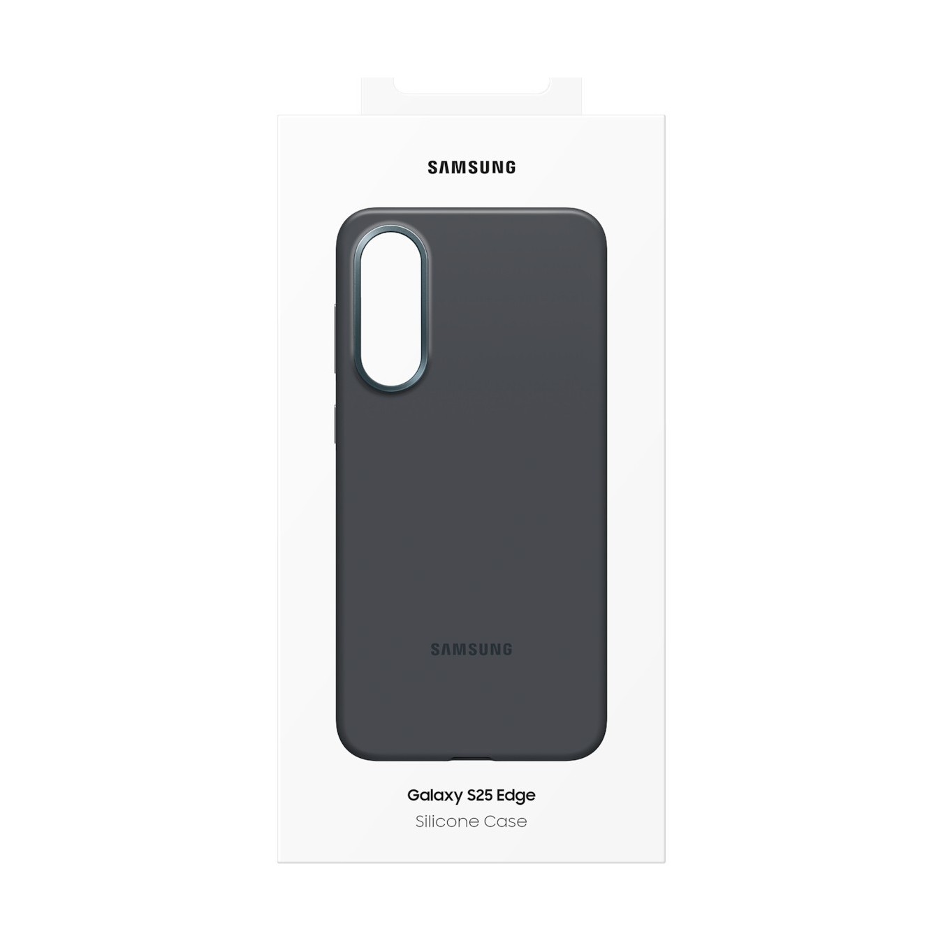Samsung Silicone Case for Galaxy S25 Edge - Black — Buy in Cyprus with Fast Delivery